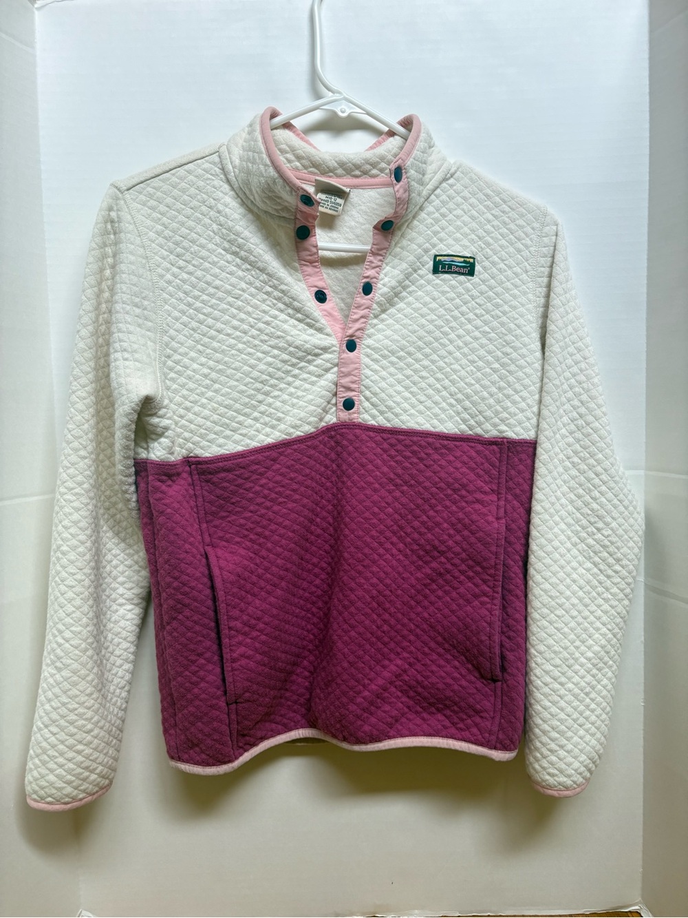 L.L. Bean Kids Snap Pullover Size M